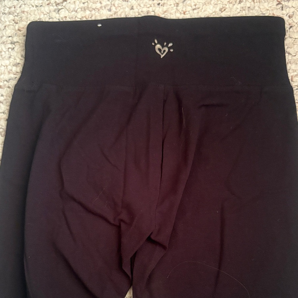Justice Black High-Waisted Leggings